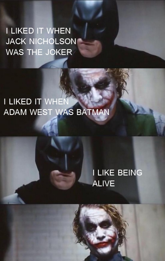 Batman and joker