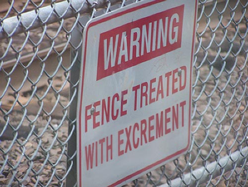 Fence-warning