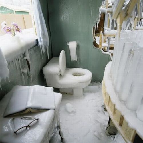 Cold bathroom