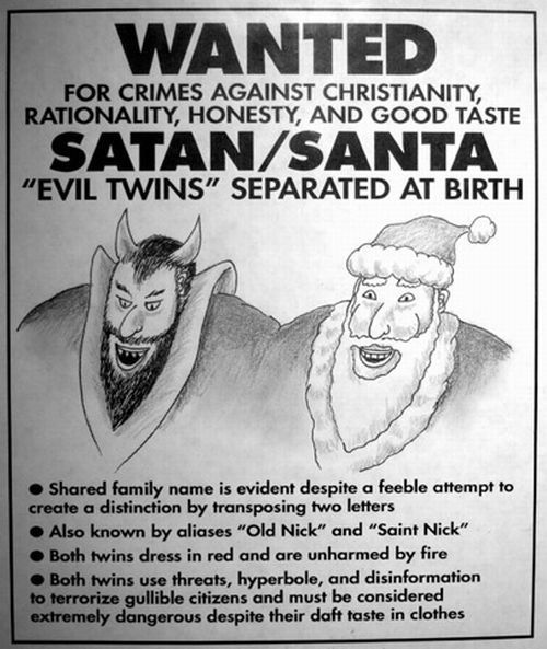 Wanted-satan-santa