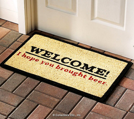 Welcome mat