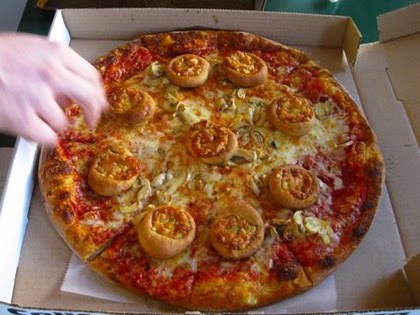 Pizza roll pizza