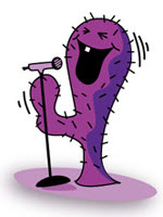 Purple mic