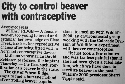 Beaver controlled