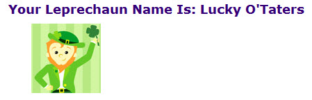 Leprechaun name