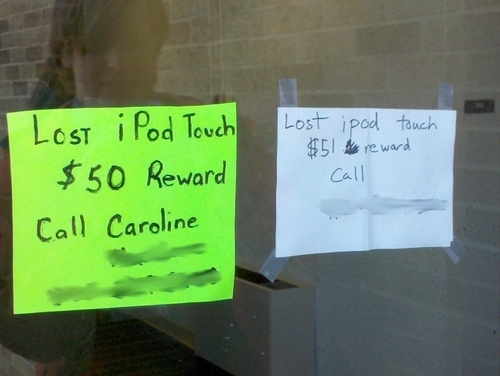 Lost ipod