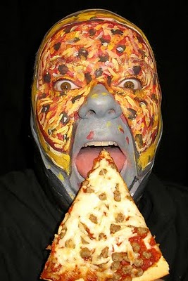 Pizza face