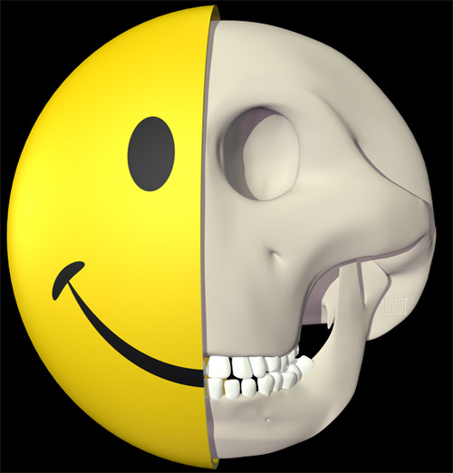 Smilie skull