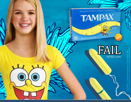 Bob Esponja Tampax