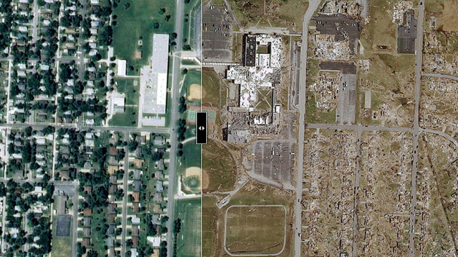 Before And After: A Bird’s-Eye View Of Joplin – Bits and Pieces