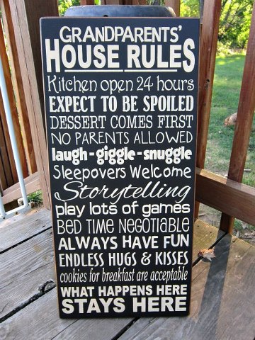 Grandparent’s House Rules - Bits and Pieces